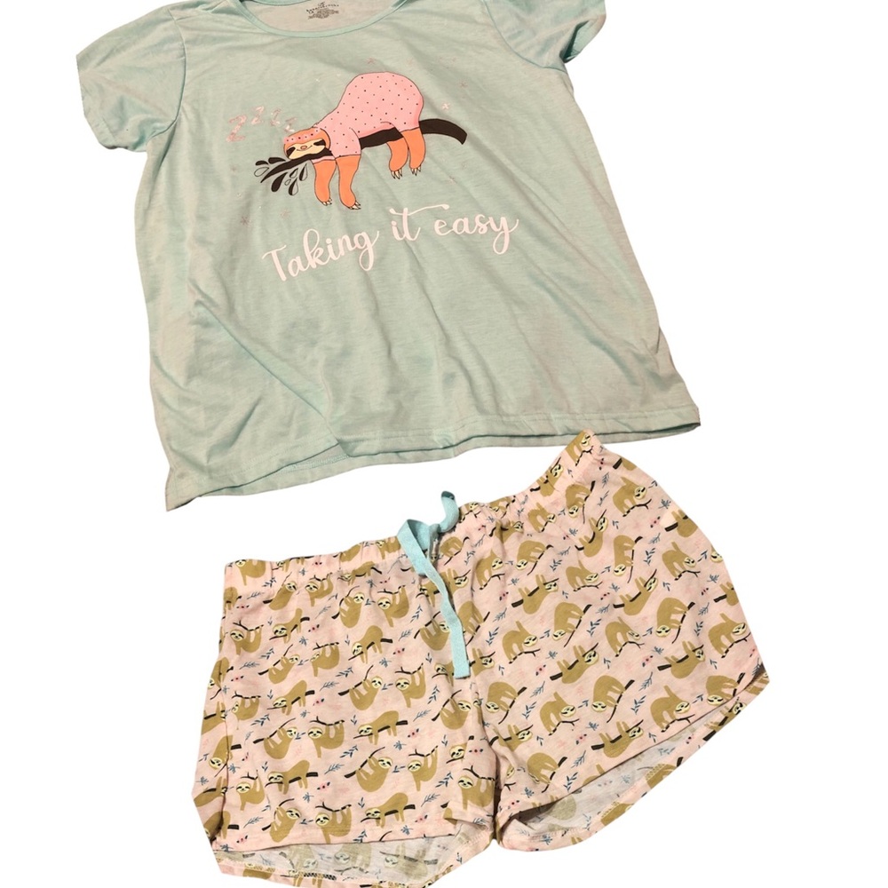 Sloth women’s short pajama set
